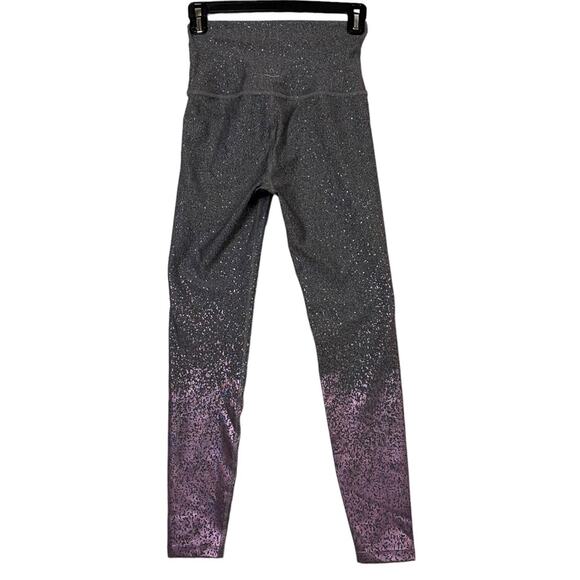 Beyond Yoga Ombré Shiny Mauve Speckle High Waisted Leggings Size Small - Picture 5 of 7